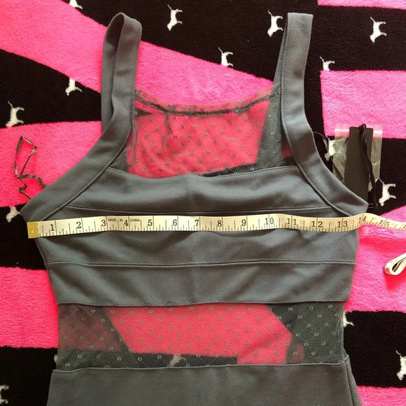 Sheer Mesh low back mini dress size small - Picture 6 of 16